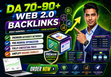 I will provide premium 1200 web 2.0 backlink Boost your SEO HQ Links