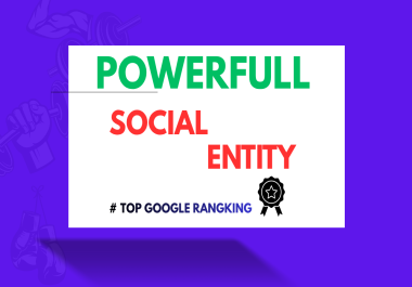 I Will Build High Quality social entity profile Backlinks for SEO