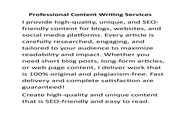 I will write SEO blog article or website content