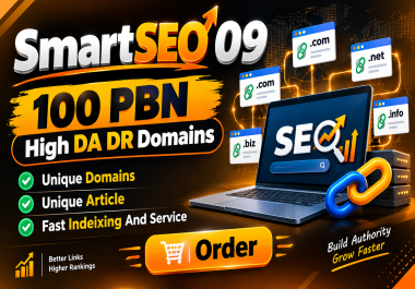 I Will Build 100 High DA DR PBN Backlinks From Unique Domains