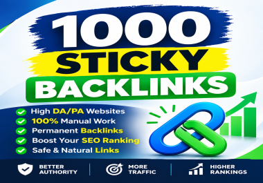 Premium High quality Sticky 1000 PBN Backlinks A Powerful SEO Link-Building Strategy