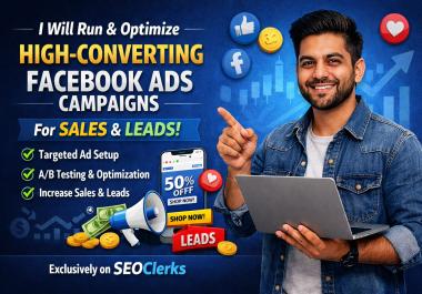 I will create converting ads campaigns for sales and leads