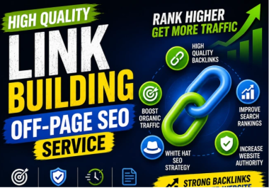Get link building off page SEO backlinks for google ranking