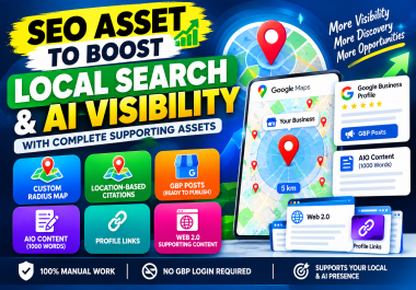 I Will Build Powerful SEO Assets for Local Search & AI Visibility