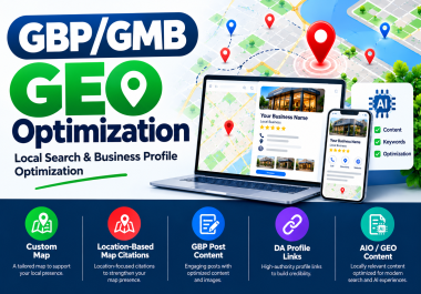 Optimize Your Google Business Profile for Local GEO Visibility,  Maps & AIO Content