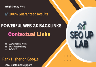 Build 50 web 2.0 Highest Quality & Most Effective Links