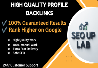50 High Quality Profile Backlinks