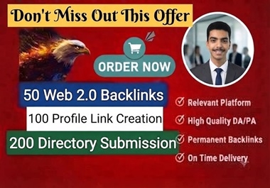 Submit Manual 350-High-Quality SEO Backlinks for your website improvement.