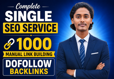 1000 SEO backlinks package for top Google ranking
