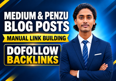 I will write and publish 10 HQ Medium & Penzu blog posts