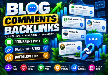 500 High Quality Blog Comment from Relevant Websites