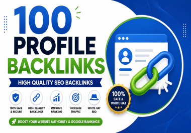 100 profile backlinks boost your ranks