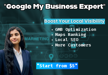 I will create,  setup and optimize google my business GMB profile for local SEO ranking