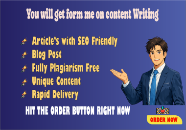 I expertly write content of 1000+ words,  fully plagiarism-free,  on all topics