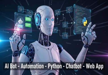 I will build AI chatbot,  GPT bot,  website chatbot,  automation and custom AI solution
