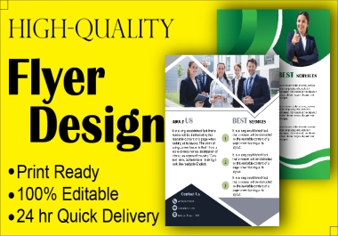 I will design a professional Eye catching Flyer for you