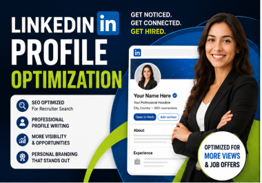 I will optimize,  revamp and manage linkedin profile for career