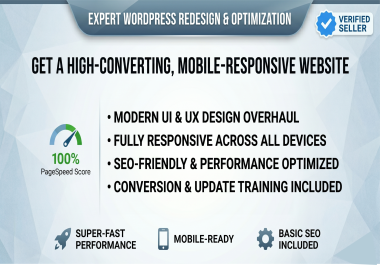 I will rebuild a professional WordPress website for your business.
