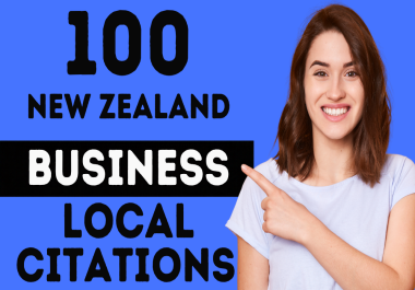 Manual Top 100 NewZealand Business Local Citations for Local SEO