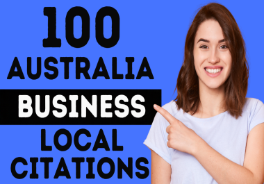 Manual Top 100 Australia Business Citations for Local SEO