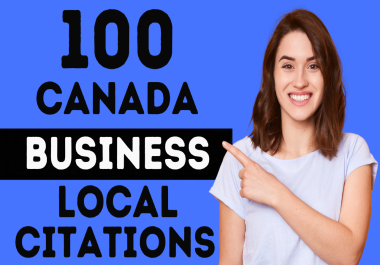 Menual Top 100 Canada Business Local Citations for Local SEO