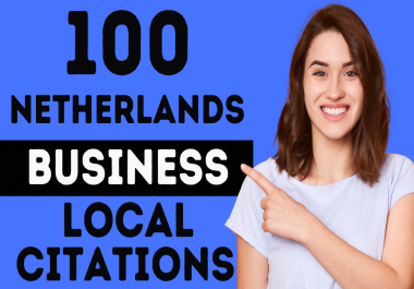 Manual Top 100 Natherland Business Local Citations for Local seo