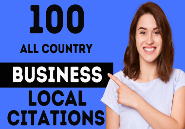 Manual Top 100 All Country Local Citations