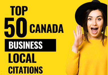 Top 50 Canada Business Local Citations to Improve Local SEO