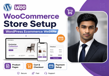 I will setup a WooCommerce store or WordPress ecommerce website