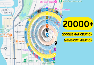 I Will Manually Create 20,000 Google Maps Citations with GMB Optimization in any area