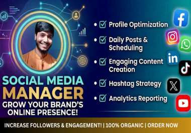 Professional Media Manager for Brand Engagement & Content