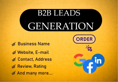 I Will Provide Targeted B2B Leads,  Business Email List