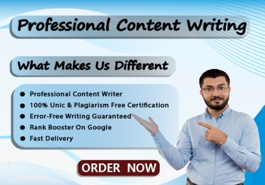 I will write professional SEO content for blog website and business up to 2000 words