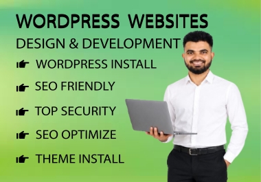 I Will provide this Design and Build a Modern Responsive WordPress Website