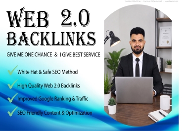 I am a professional Web 2.0 Backlink Expert. I will provide Web 2.0 Backlink