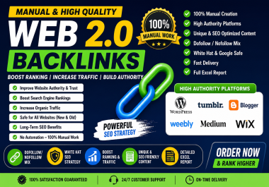 I will create SEO Friendly web 2.0 Backlinks for Google Rankings