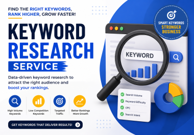 I will do SEO keyword research for your business and rank your website