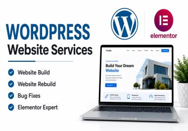 I will build,  rebuild or fix problems of wordpress website using elementor pro.