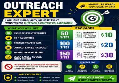 NEED AN WEBSITE OUTREACH EXPERT