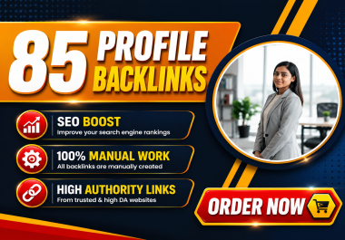 Build 60 Powerfui Manual Profile Backlinks For Rankings