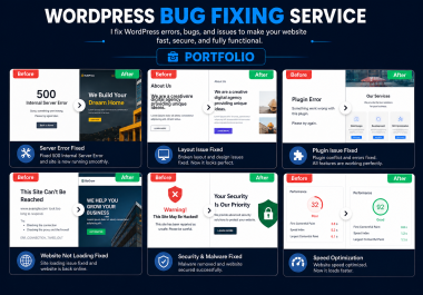 I will fix WordPress bugs,  errors,  and issues quickly and professionally.