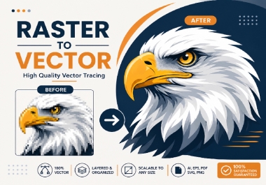 Convert Raster to Vector Manually Vectorize Image and Redraw Logo