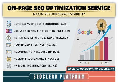 I will do advanced On-Page SEO optimization to rank your website on Google