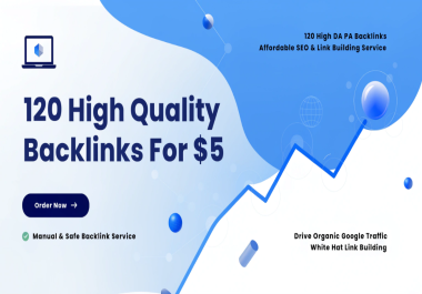 120 High Quality Manual SEO Backlinks