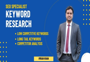 I will provide advanced SEO Keyword Research and Competitor Analysis for better results.