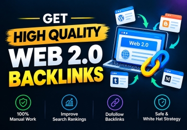 Get high quality WEB 2.0 power full backlinks
