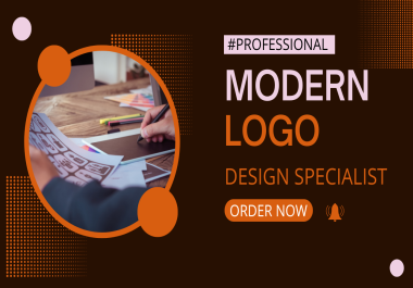 I will create modern,  minimalist logo design for business or brand