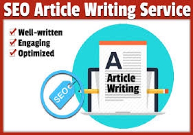 I Will Write SEO Articles Writing, and Website Content.