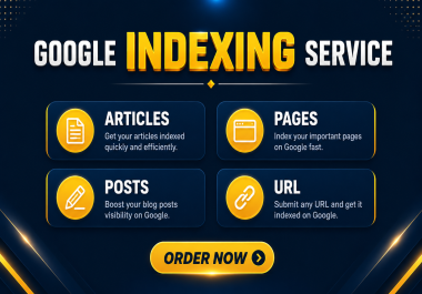 I Will Index Website Link on Google Within 24 Hours