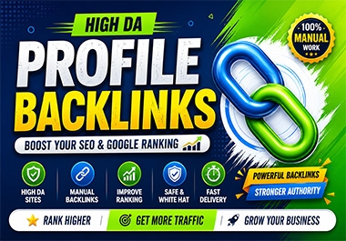 I will do SEO Profile Backlink Building to Boost Rankings